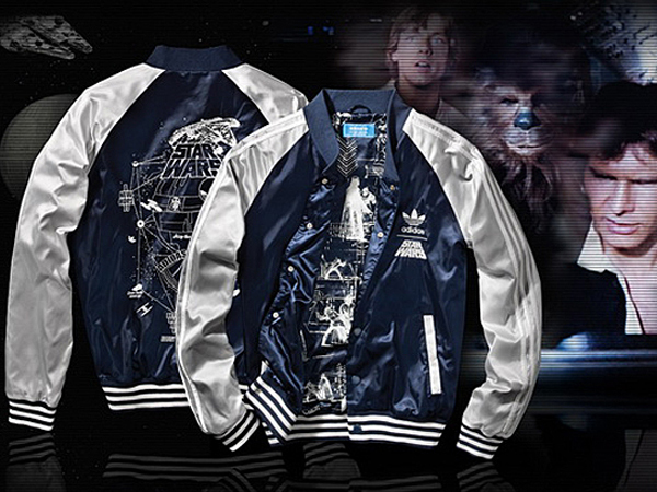 【国内正規品】 新品未使用 【ADIDAS ORIGINALS x STAR WARS】 SATIN JACKET アディダス スター ウォーズ サテン ジャケット スカジャン M拍卖