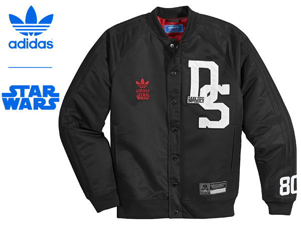 【日本未発売】【ADIDAS ORIGINALS x STAR WARS】 EVIL VARSITY JACKET アディダス スター ウォーズ ダーク サイド スタジャン M拍卖