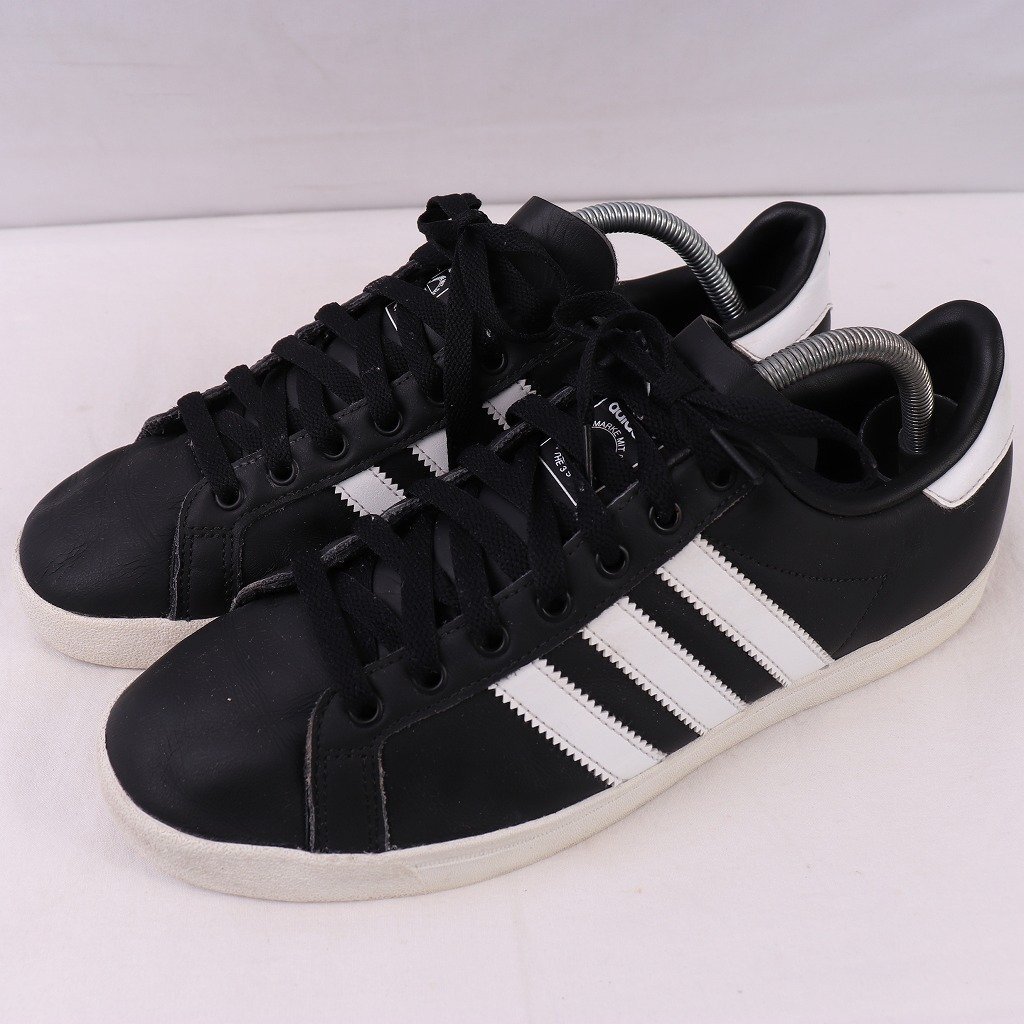 COAST STAR 26.0cm/adidas コートスター アディダス スニーカー 黒 ブラック 白 中古 古着 メンズ ad4998拍卖