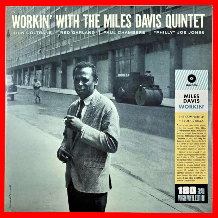 未開封 匿名配送&補償付 マイルス・デイヴィス ワーキン 丁寧な梱包 ジャズ レコード Workin' With the Miles Davis Quintet 1LP Jazz 拍卖