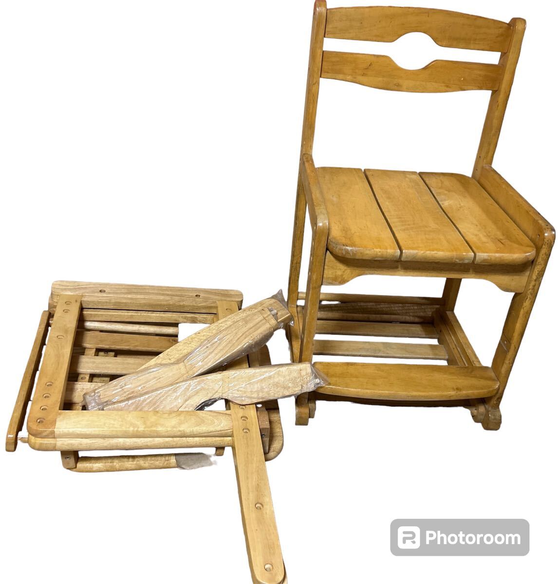 木製 椅子 チェア 学習椅子 ジュニアチェア拍卖