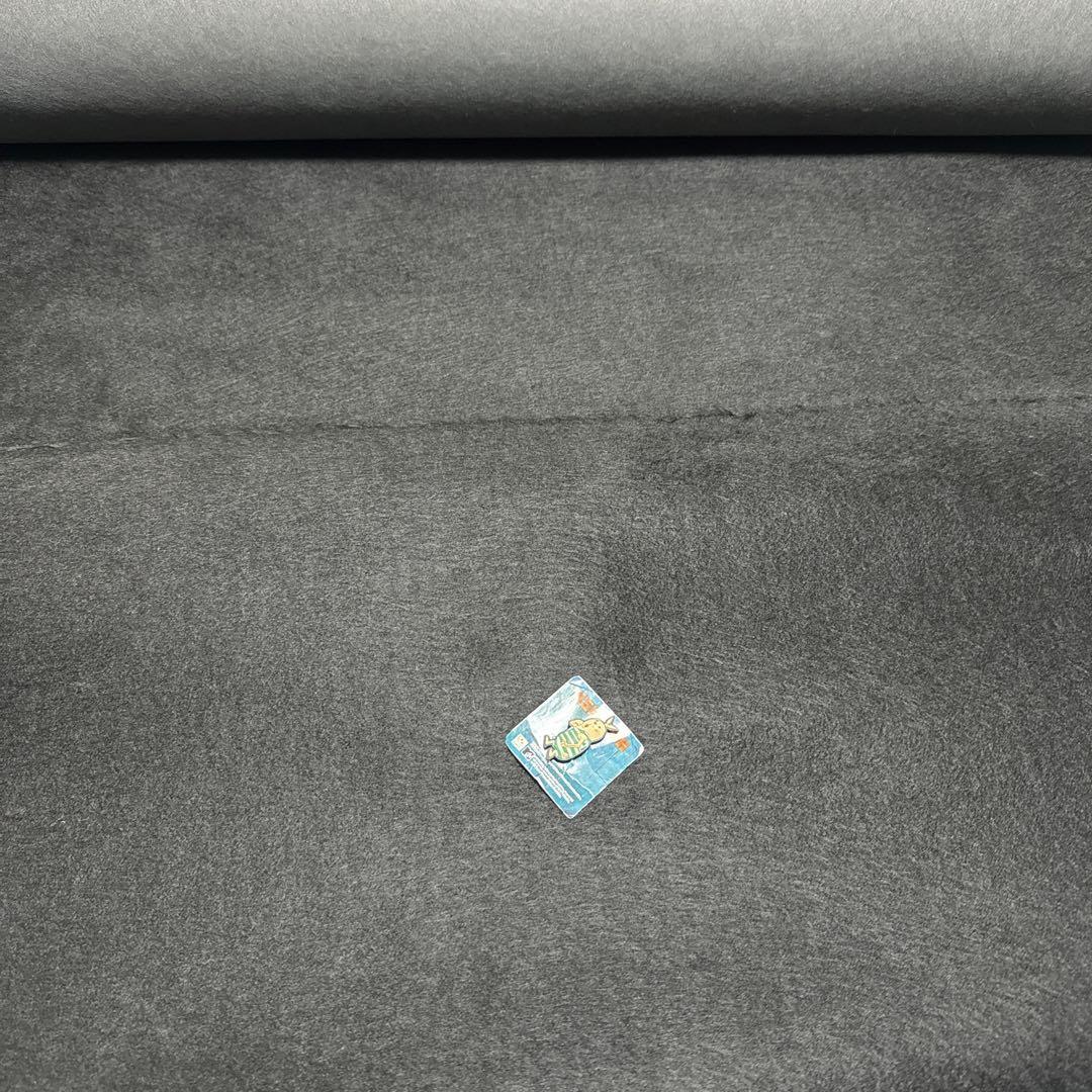 布地生地2m no2280起毛薄手ニットボンディング固め黒拍卖