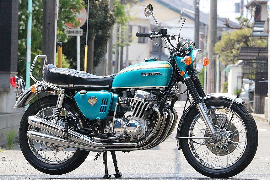 昭和45年/希少車/K0/CB750four/金型/エンジン載せ替え無し/マッチングナンバー/HM300/カクサン/フルノーマル/フルレストア/パウダーコート拍卖