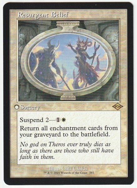 MH2 旧枠 信仰の復活/Resurgent Belief 英語1枚拍卖