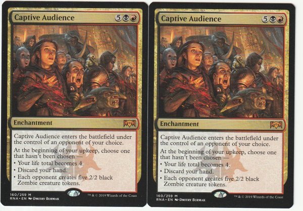 RNA 囚われの聴衆/Captive Audience 英語2枚セット拍卖