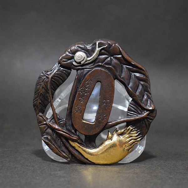 刀鍔 刀装具 日本刀 小道具 鍔 【a12-75】拍卖