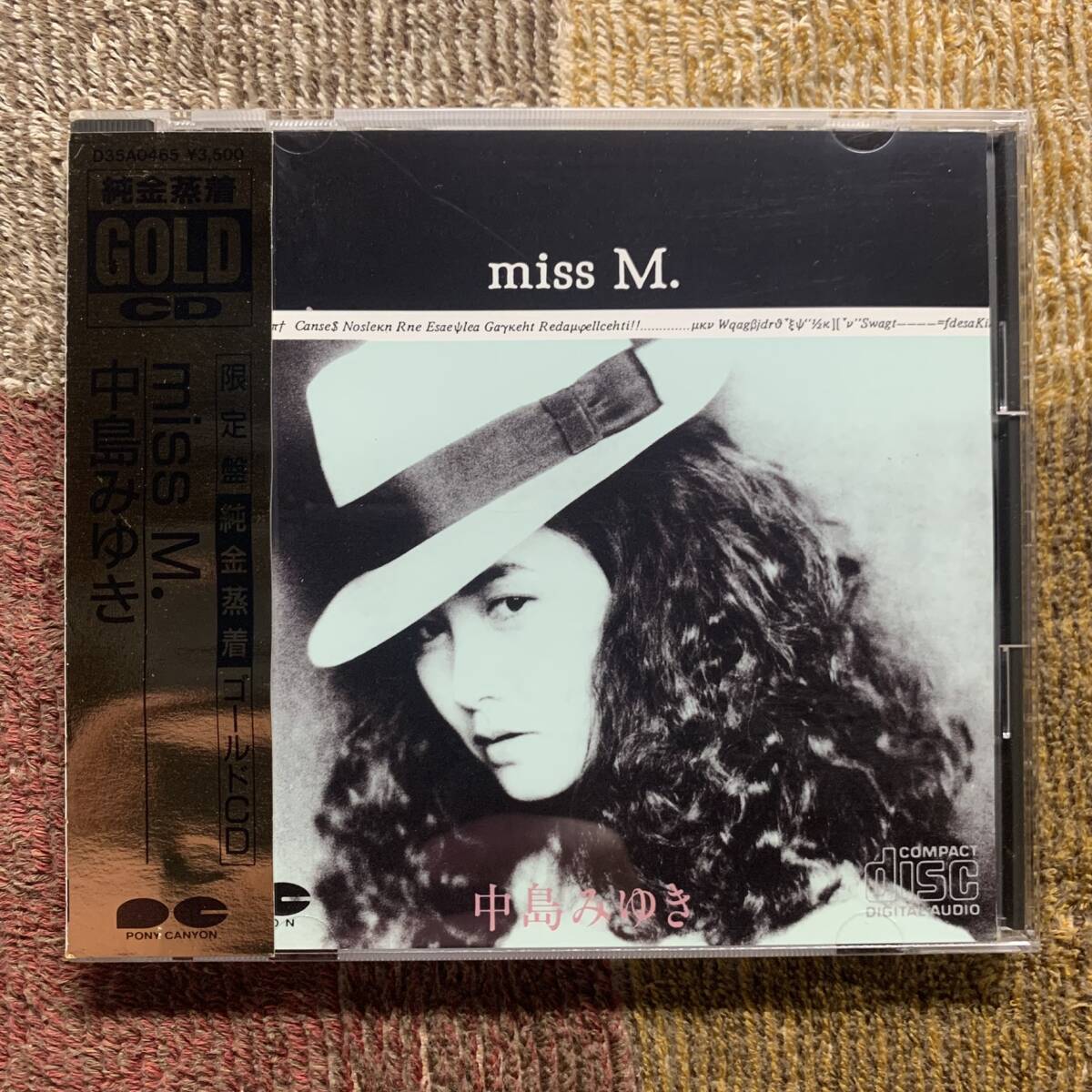 ゴールドCD●中島みゆき●「miss M.」【D35A0465】拍卖