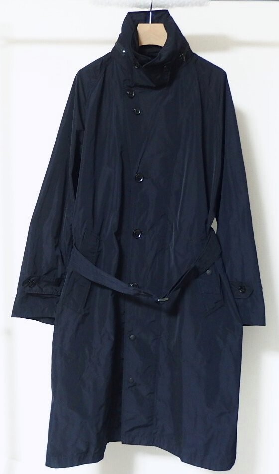 21SS Engineered Garments エンジニアードガーメンツ Drizzler Coat Memory Polyester ドリスラー コート XS ダークネイビー拍卖