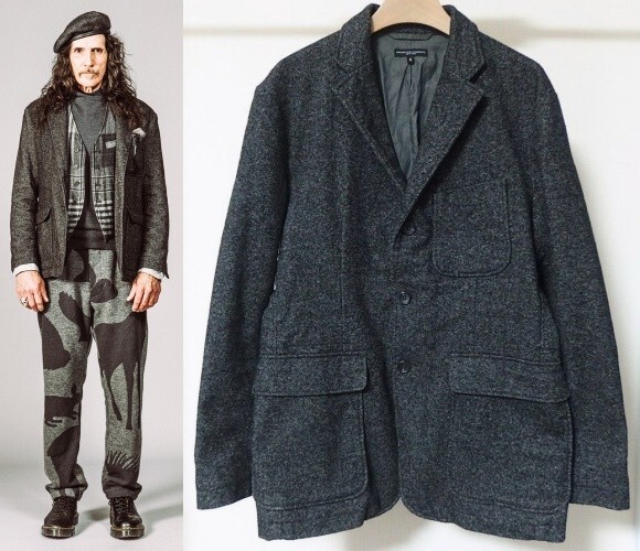 Engineered Garments エンジニアードガーメンツ Baker Jacket Wool Homespun ベイカー ジャケット S ウール ホームスパン拍卖