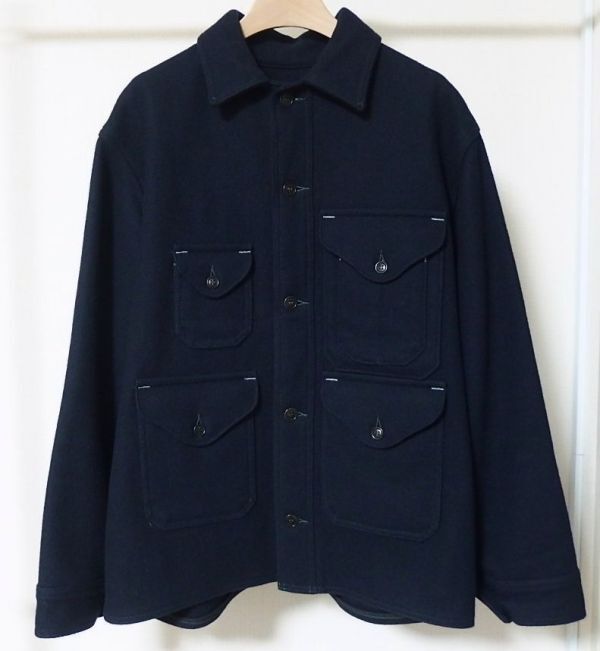POST O'ALLS OVERALLS ポスト オーバーオールズ CRUZER 5 WOOL MELTON クルーザー ジャケット M 紺 アメリカ製拍卖