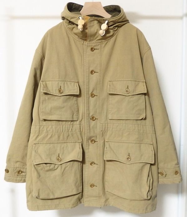 19AW Nigel Cabourn ナイジェルケーボン SWEDISH PARKA HALFTEX スウェディッシュ パーカー ハーフテックス 48拍卖