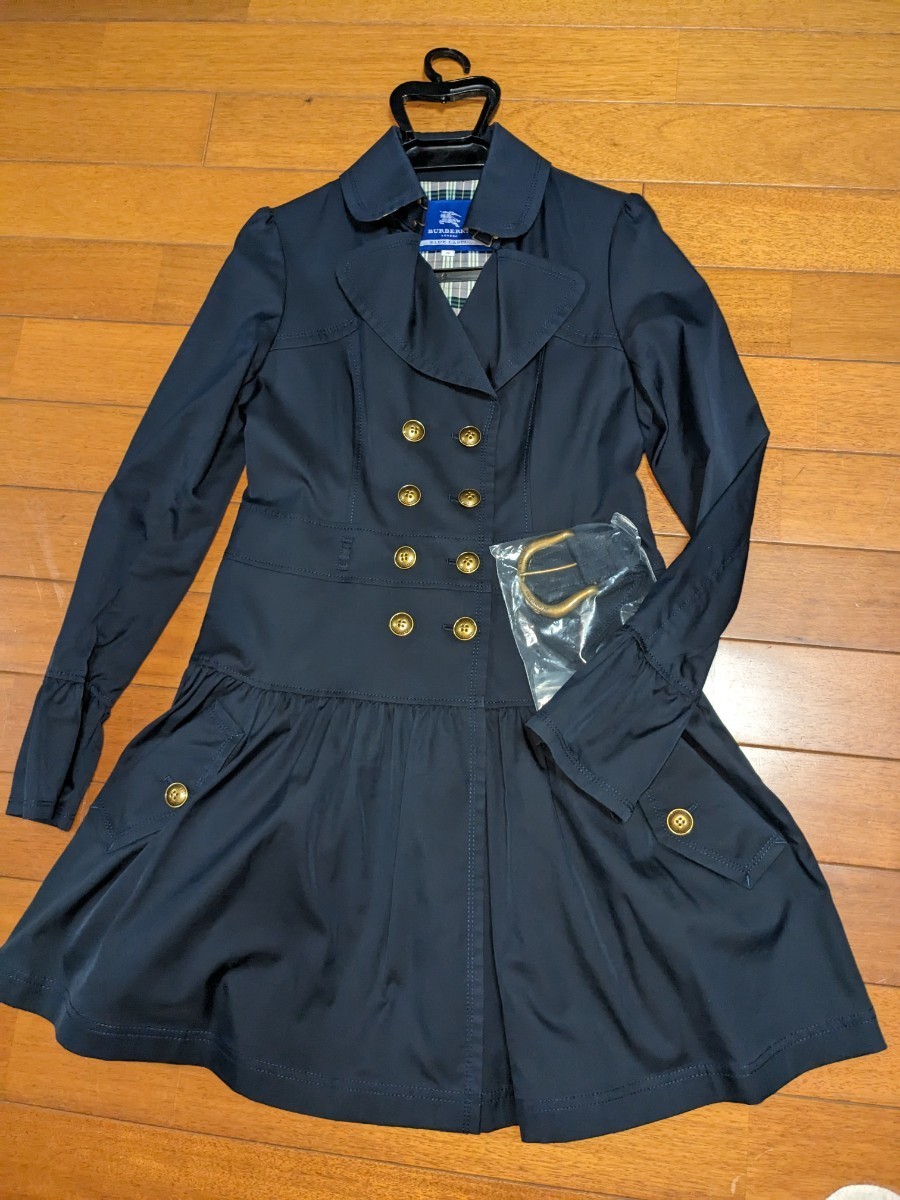 即決●BBL●美品 ドレストレンチコート 38 ベルト付拍卖