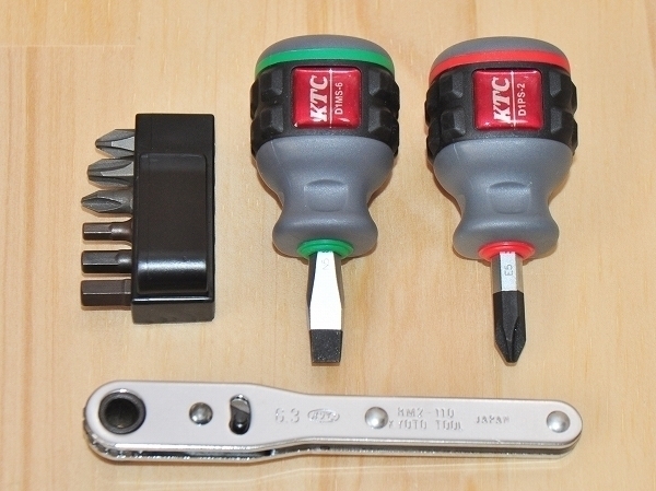 ★KTC スタッビドライバー+板ラチェット差替えドライバセット TMDB8★携帯工具 セット拍卖