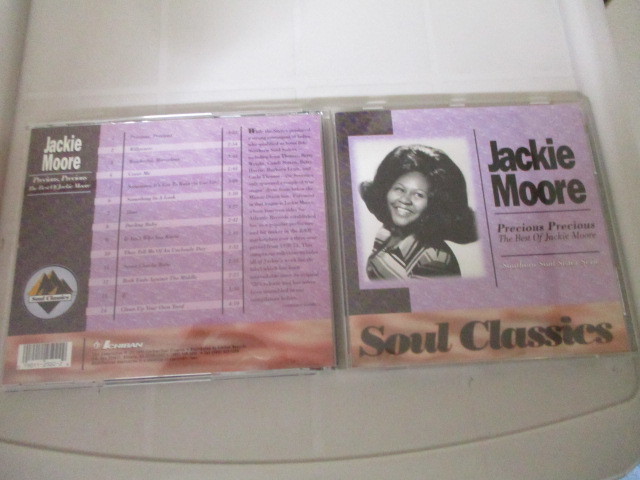CD Jackie Moore 「PRECIOUS PRECIOUS : THE BEST OF …」輸入盤 SCL2502-2 Atlantic時代のベスト 全14曲 盤に軽いかすり傷 ライナー等綺麗拍卖