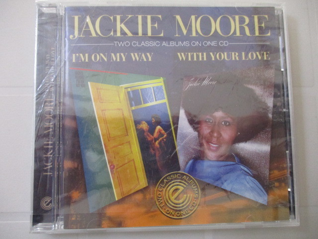 CD Jackie Moore 「I'M ON MY WAY / WITHOUT YOUR LOVE」 輸入盤 EXP2CD03 England製 2オン1CD シュリンク付き 盤・ジャケットとも綺麗 拍卖