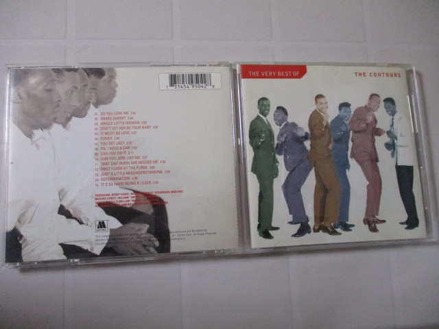 CD The Contours「THE VERY BEST OF …」輸入盤 314549504-2 全15曲 解説に経年変化によるシミあり 他は盤質等を含め良好 Motown拍卖