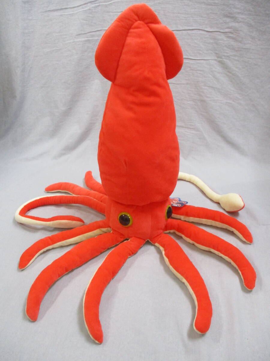 くったりダイオウイカ4 kuttari オレンジ・アイボリー系 対象年齢6歳以上 AMUFUN (株)アミューズ 拍卖