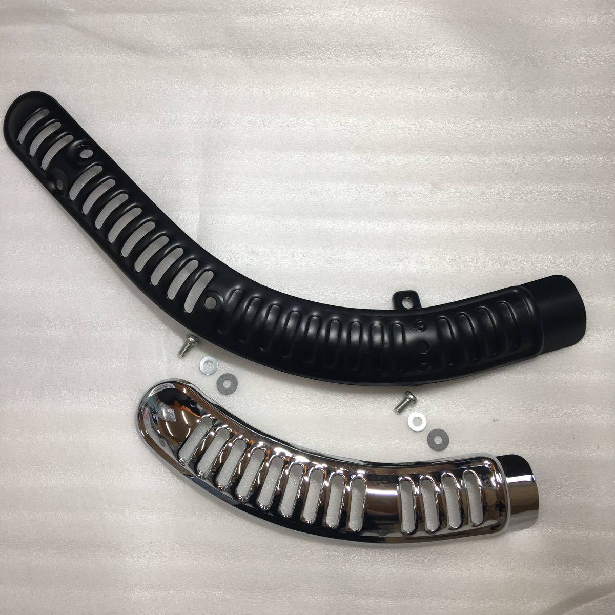 CT110 ハンターカブ エキゾーストパイププロテクター&サブプロテクター&装着ビスセット 純正 新品 【水曜・日曜・祝日休み 臨時休業有】拍卖