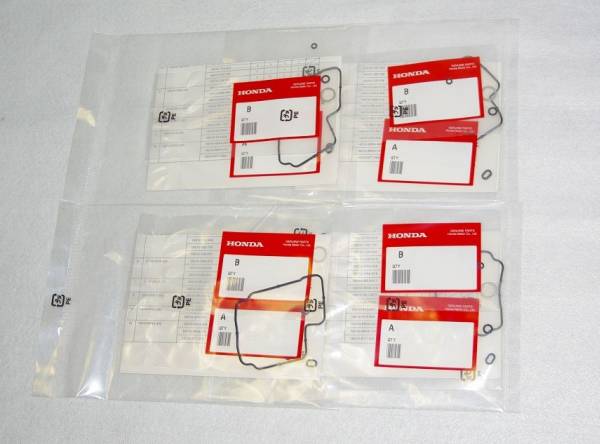 CBR250F/CBR250R(MC14.MC17.MC19) キャブレターガスケット/パッキン 1台分 ホンダ純正 新品★* 【水曜・日曜・祝日休み 臨時休業有】拍卖