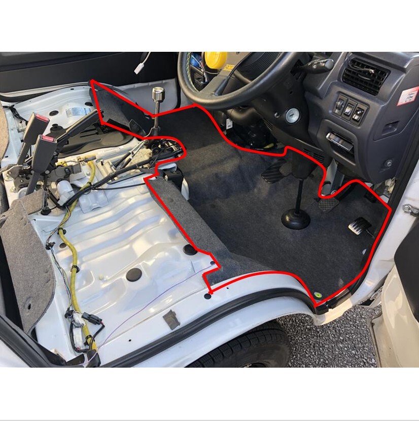 ☆新品 未使用 純正部品 スバル SUBARU サンバー TT1 TT2 TV1 TV2 6代目 マット キャブ フロア フロアマット キャビンマット レア 希少★拍卖