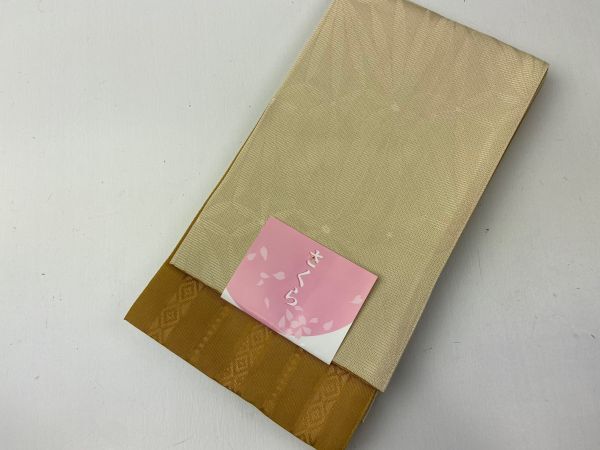 ▼三作▼送料無料 リバーシブル 半巾帯 献上柄 日本製 C4739拍卖