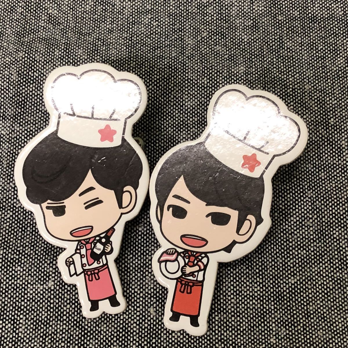 Kiramune cafe ダイカットボードバッジ 2個セット 吉野裕行 入野自由 声優グッズ拍卖