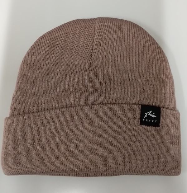 【大特価★半額以下】RUSTY 男女兼用 LEDライト付きニット帽 2WAY ◆ココア 茶 ブラウン 防災 夜間散歩 スノボ ウォーキング拍卖