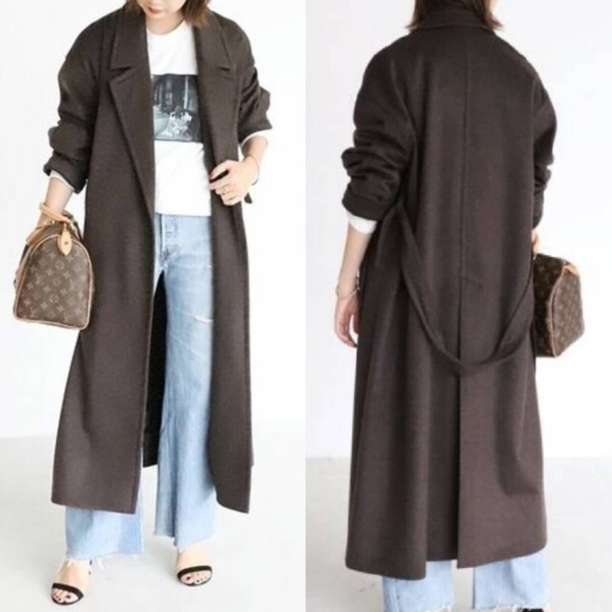 plage リラックストレンチコート 36 プラージュ ブラウン系 /拍卖