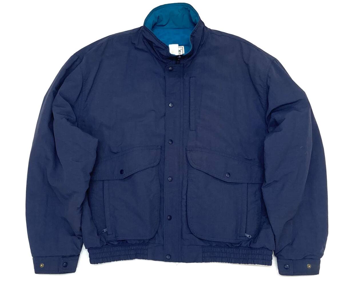 80s〜90s L.L.Bean WINDY RIDGE JACKET XL相当 ウィンディ リッジ ジャケット紺 ネイビー 紺 バギーズ LLビーン ビンテージ 中綿拍卖