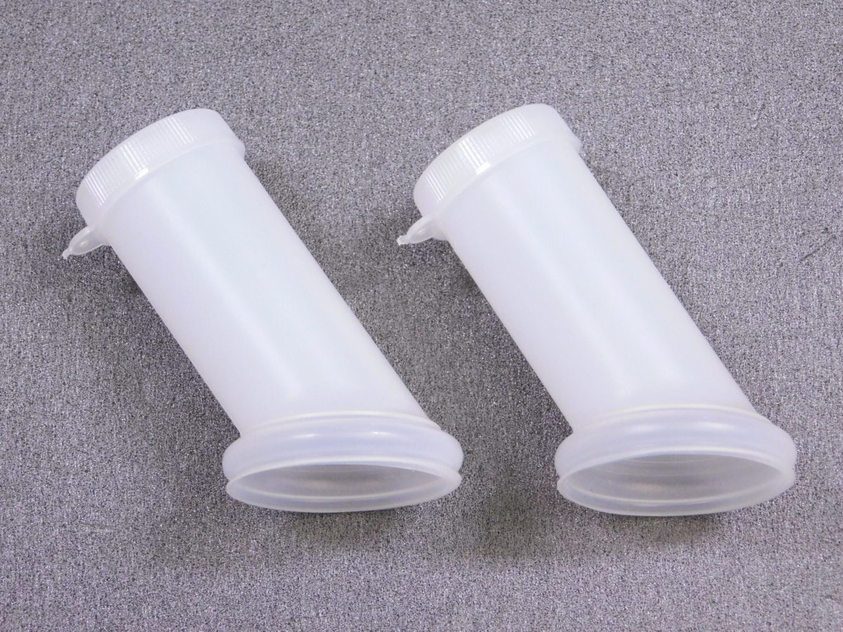 【ポリ給油ノズル×2個】 口サイズφ40mm用・ペール缶/一斗缶 ※ オイル・シンナー・シリコンオフ等の小分け作業拍卖