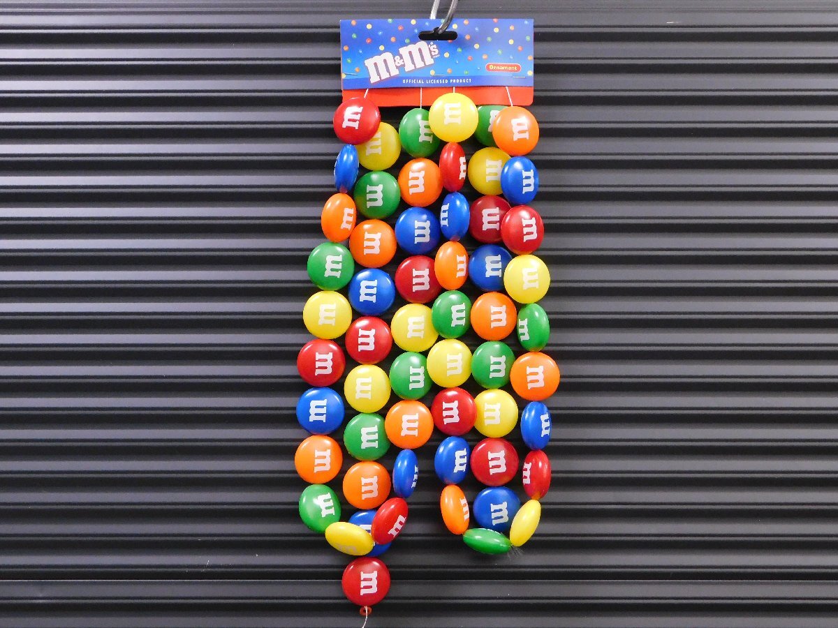 送料¥185【M&M's・エムアンドエムズ】※《オーナメント・全長2m》 ガーランド チョコレート アメリカン雑貨拍卖