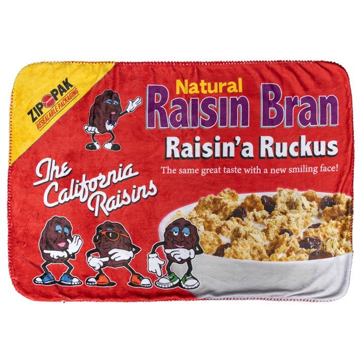 ◆ SALE ◆【California Raisin・カリフォルニアレーズン】※《ボアブランケット》 サイズ70×100cm 企業柄 キャンプにもどうぞ!拍卖