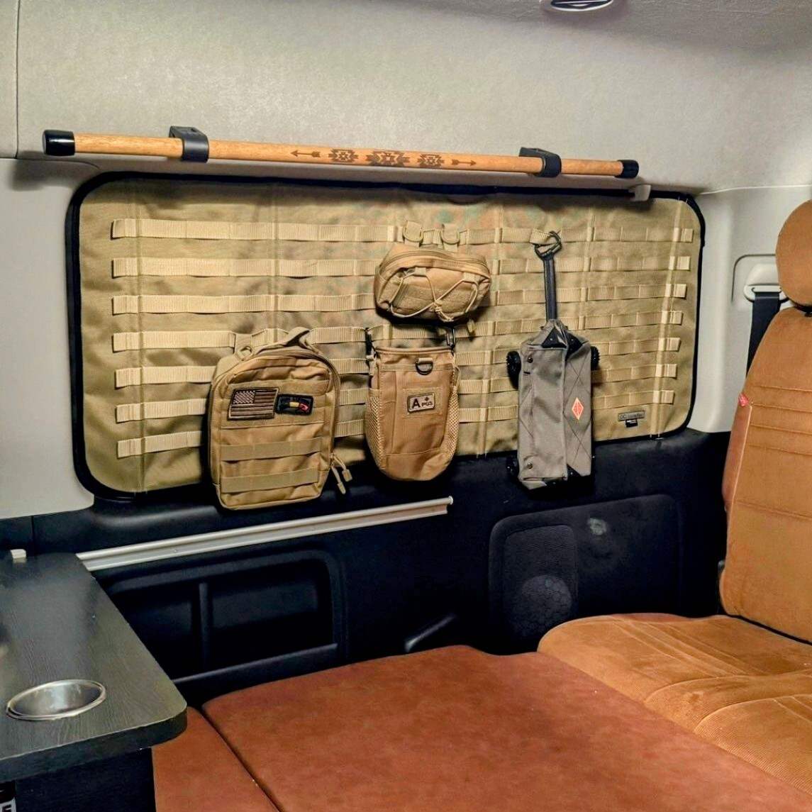 ハイエース 用★オルテガ柄 ウッド サイドバー キット★ショート 910mm 片側1本セット 木製 内装 パーツ 200系 スーパーGL ルーフバー拍卖