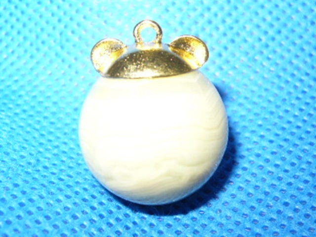 ●○ハンドメイド 天然石アクセサリー 熊耳チャーム◆ストラップ・根付○●拍卖