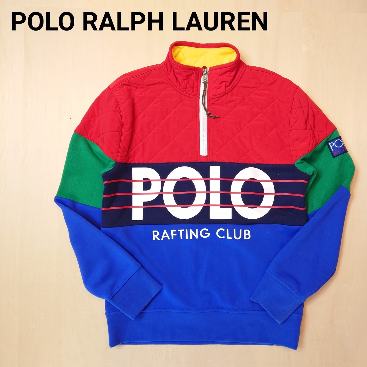 POLO Ralph Lauren ハーフジップ トレーナー スウェット rafting club ポロラルフローレン サイズM 2501拍卖