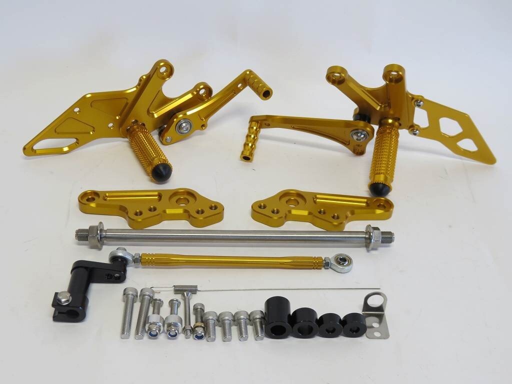 モンキー125 monkey 125 2018-2024 CNC 4ポジション 調整式 バックステップ 金【st-monkey-1】拍卖