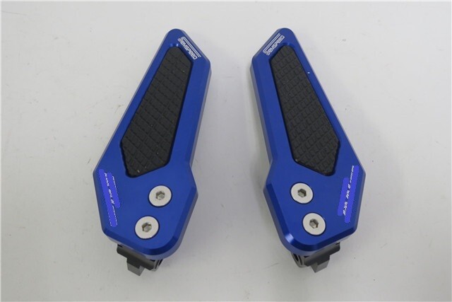 Honda adv 150 2020- ADV 160 2023 アルミ製 リアステップバー 青 【st-adv-2】拍卖