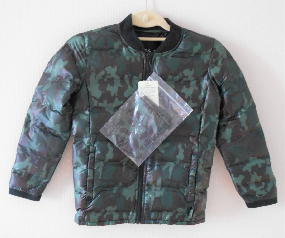 【新品】60%オフ キッズ O'NEILL ジャケット 130cm 中綿 ミリタリー ジップアップ キャメル 定価7000円拍卖