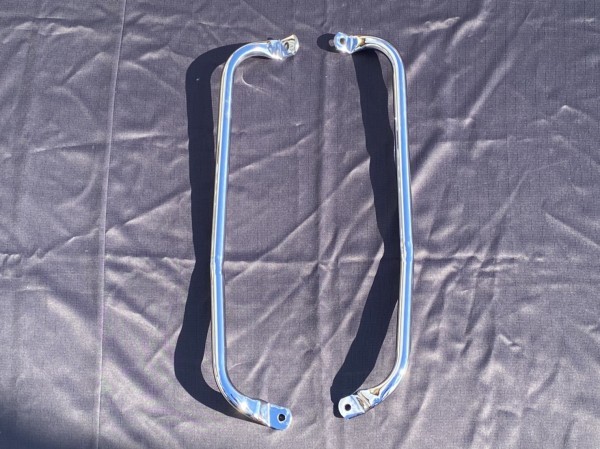 ● 新品: 日野 新型17プロフィア&新型17レンジャー メッキ インナーグリップ前側 左右セット 【P-54】拍卖