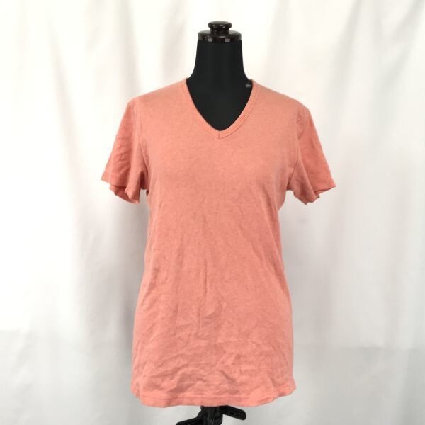 ビューティーアンドユース /アローズ★半袖Tシャツ/Vネック【メンズM/ピンク】◆BG233拍卖