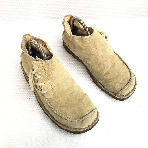 REGAL/リーガル☆デザートブーツ/スエードショートブーツ【5.0/beige/ベージュ】クレープソール//Leather/Dress shoes/boots◇bB-174拍卖