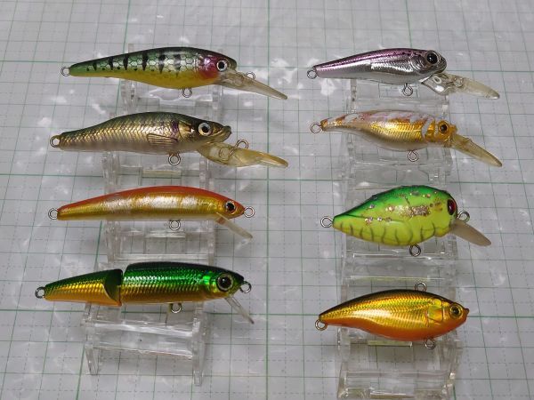 N3346) シルバークリークシャッド シュガーミノー MM ジョイント バイブ グラスホッパー クランク シャッド? ダイワ マスマスターズ拍卖