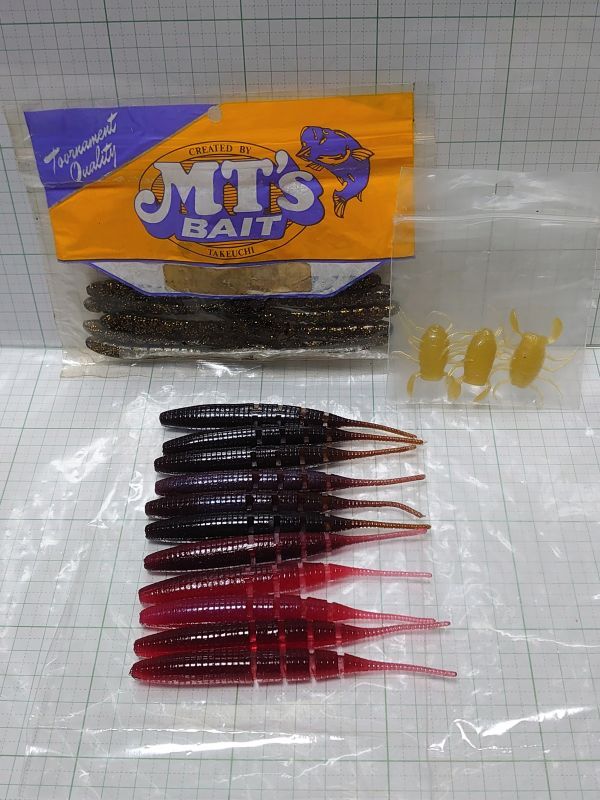 N3344) ジャバシャッド イマカツ MT'sパドル ? MT's Bait エムティーズベイト オリカネムシ OSP パドルテール拍卖