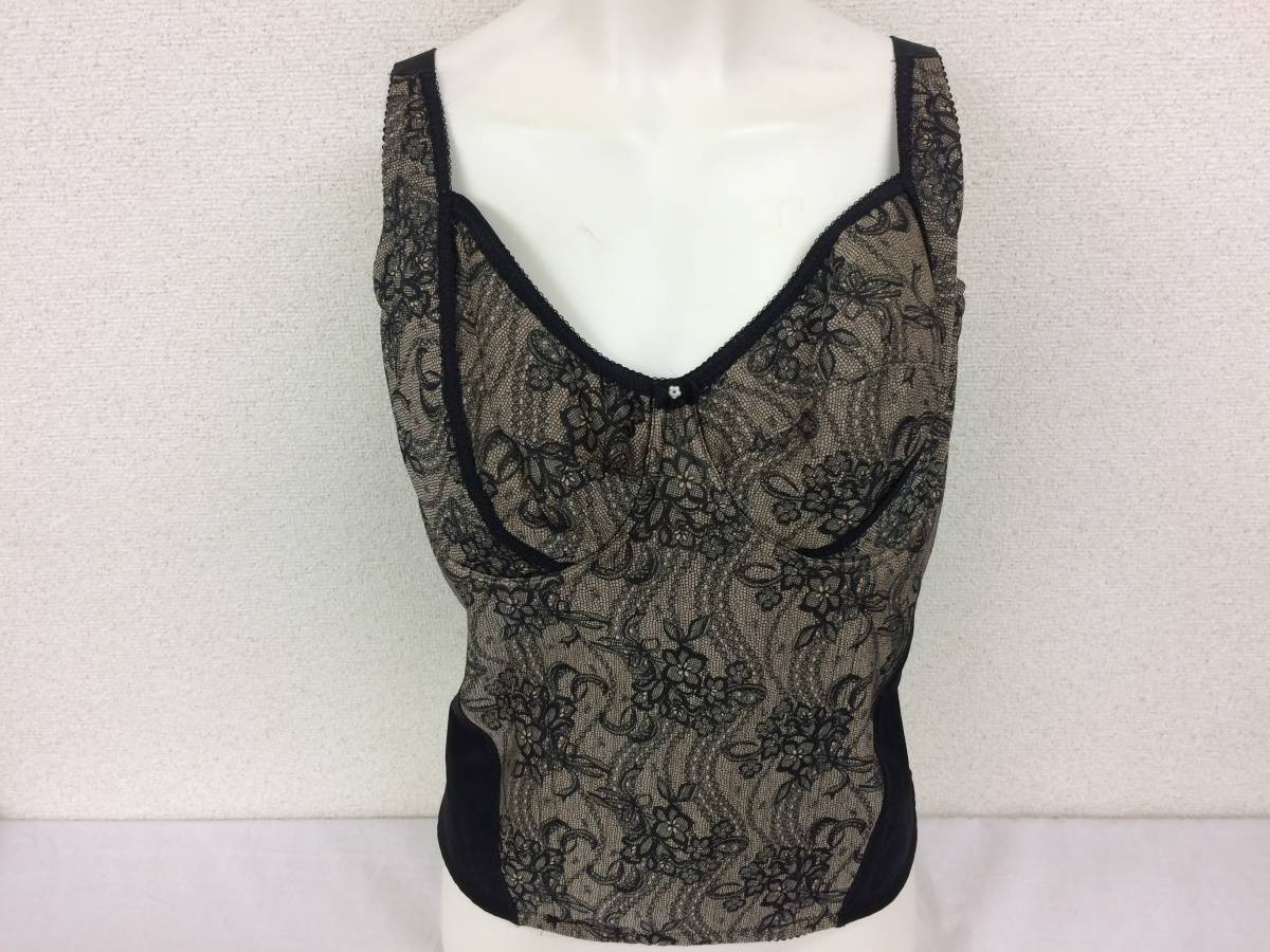 ★美品★マルコ 補正下着 コールシャンジェ ロングブラジャー ブラック E85 大きいサイズ 矯正下着 着痩せすっきり MARUKO №14拍卖