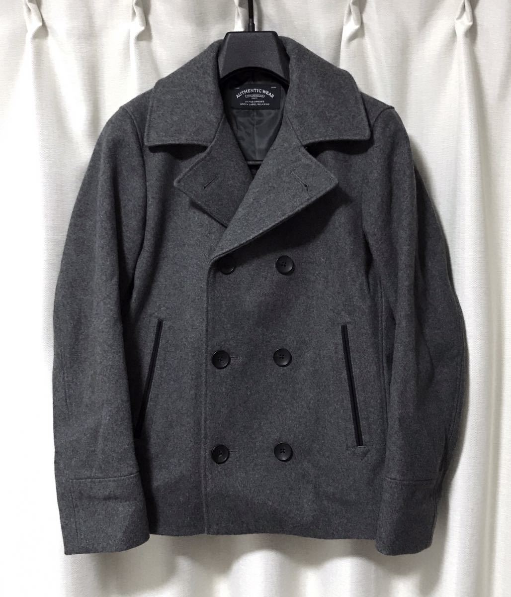 green label relaxing グリーンレーベルリラクシング Pコート S 定価19,440円 UNITED ARROWS ユナイテッドアローズ拍卖