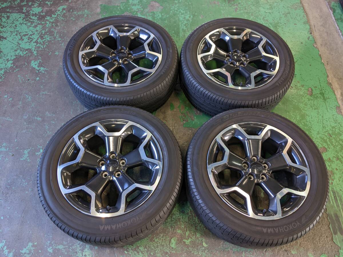 来店受け渡し歓迎♪225/55R17【スバル純正 フォレスター 型式SH XV 型式GP適合サイズ】 タイヤおまけです。拍卖