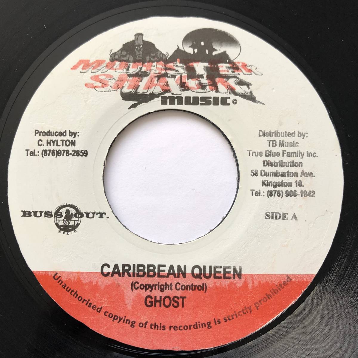 試聴 / GHOST / CARIBBEAN QUEEN /Monster Shack/REGGAE/DANCEHALL/'02/big hit !!/7inch拍卖