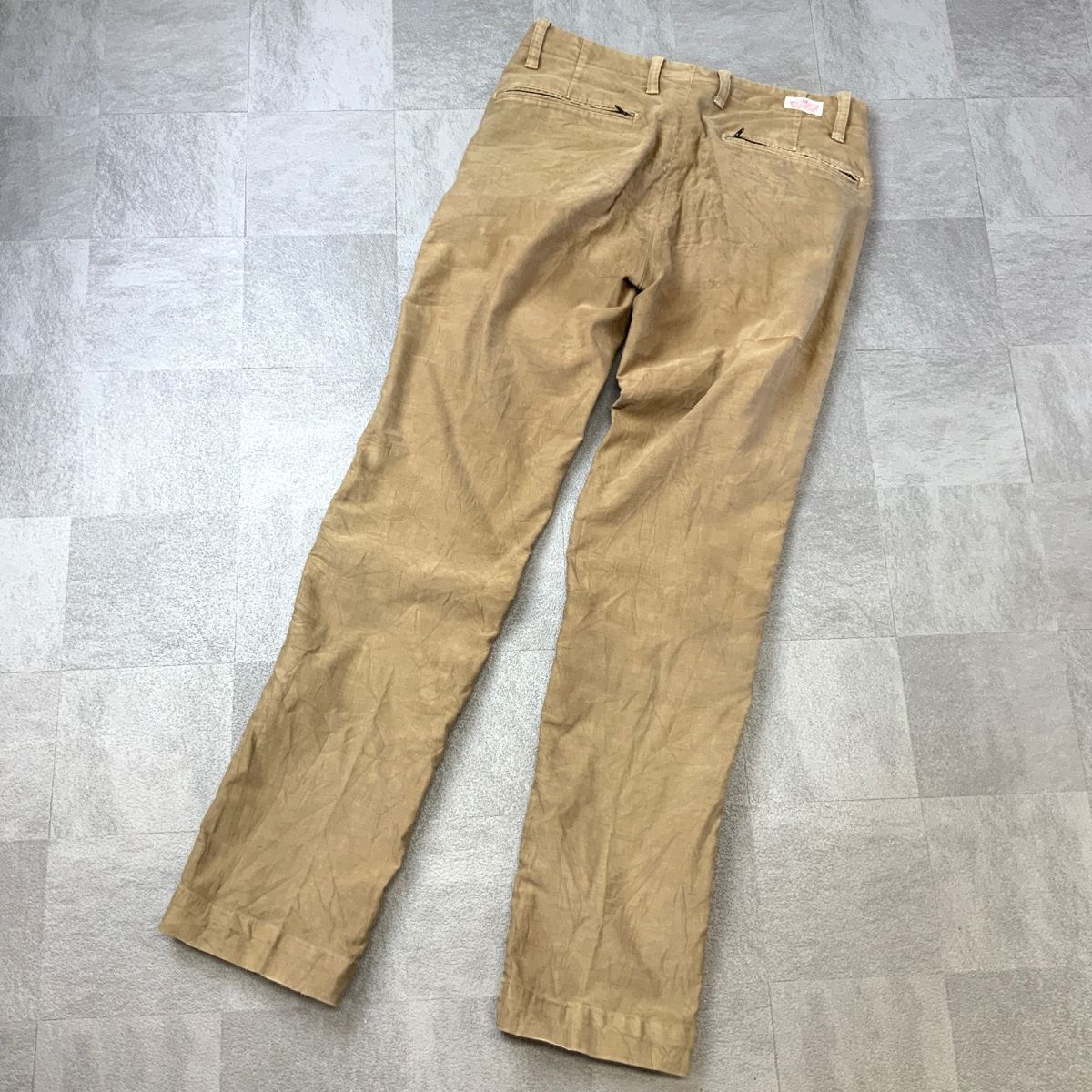 HR.MARKETR ハリウッドランチマーケット コットンパンツ チノパン メンズ サイズ2 M ブラウンベージュ拍卖