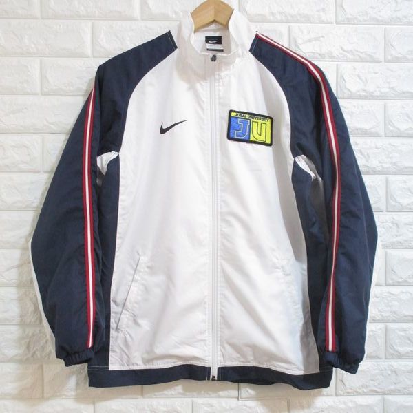 【ナイキ製】城西大学◆裏地メッシュ! ウインドブレーカー スポーツジャケット◆S拍卖
