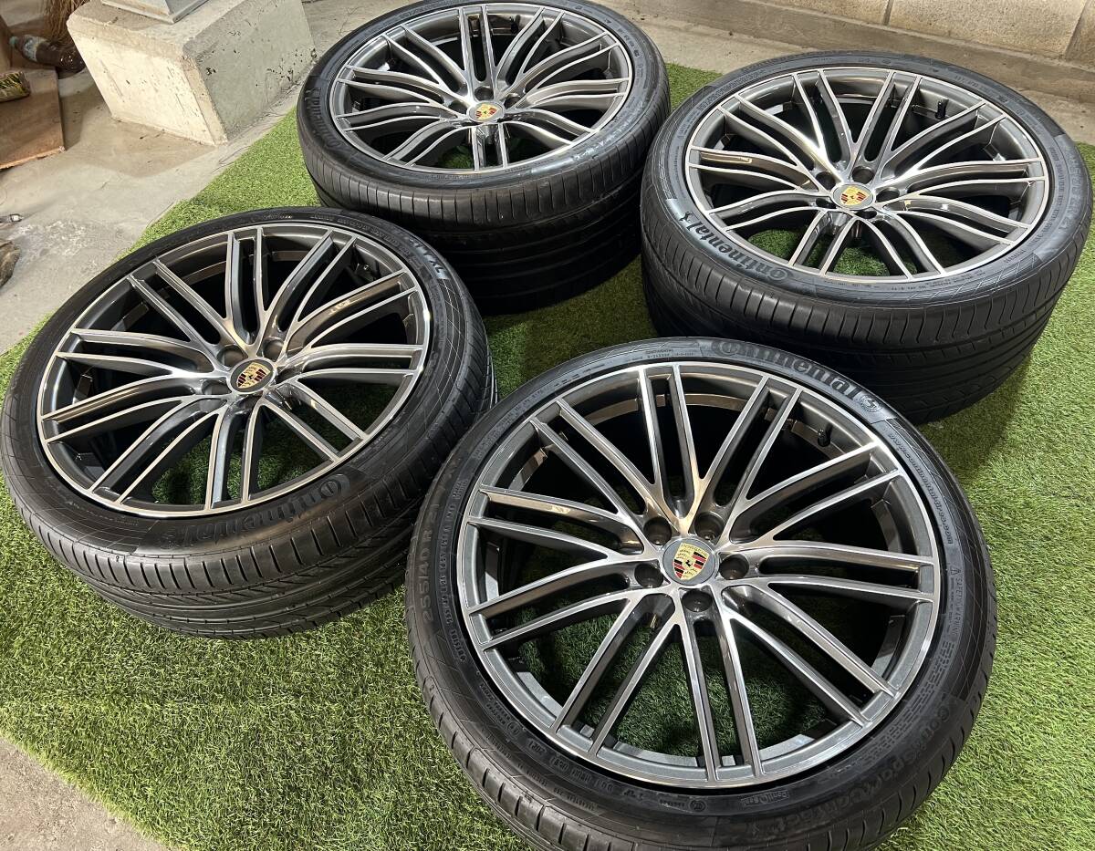 ★ポルシェ★マカン ★ RS Spider 純正 オプション 95B 21インチ4本セット Porsche Macan Turbo CONTINENTAL 285/35R21/255/40R21拍卖